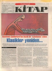 Cumhuriyet Kitap Dergisi 25 Haziran 1998 NDR78047 - Gökçekoleksiyon