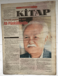 Cumhuriyet Kitap Gazetesi 24 Temmuz 2003 - Şiirler Yaşamdan Mermilerdir GZ5254 - 2