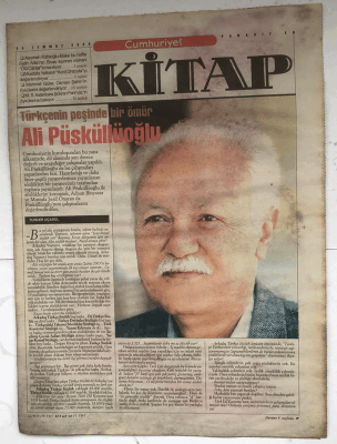 Cumhuriyet Kitap Gazetesi 24 Temmuz 2003 - Şiirler Yaşamdan Mermilerdir GZ5254 - 2