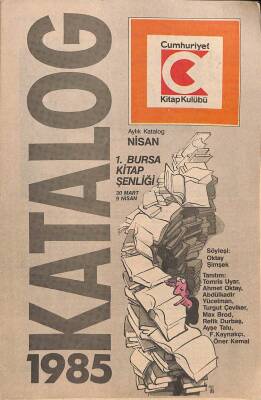 Cumhuriyet Kitap Kulübü Katalog 1985 Nisan NDR75733 - 1