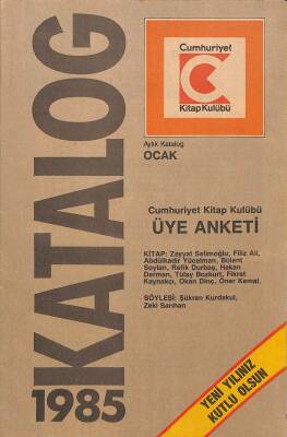 Cumhuriyet Kitap Kulübü Katalog 1985 Ocak NDR75729 - 1