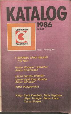 Cumhuriyet Kitap Kulübü Katalog 1986 Şubat NDR75738 - 1