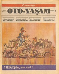 Cumhuriyet Oto -Yaşam Dergisi Sayı 2 12 Nisan 1984 NDR83271 - Gökçekoleksiyon