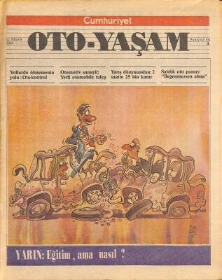 Cumhuriyet Oto -Yaşam Dergisi Sayı 2 12 Nisan 1984 NDR83271 - 1