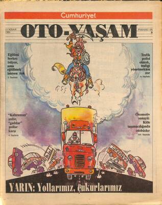 Cumhuriyet Oto -Yaşam Dergisi Sayı 3 13 Nisan 1984 NDR83270 - 1
