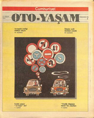 Cumhuriyet Oto -Yaşam Dergisi Sayı 5 15 Nisan 1984 NDR83269 - 1