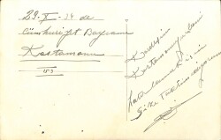 Cumhuriyet Tarihi - Kastamonu'da Cumhuriyet Bayramı Kutlamaları, Resmi Tören Geçidi, 29 Ekim 1934 Tarihli Notlu Fotokart 
