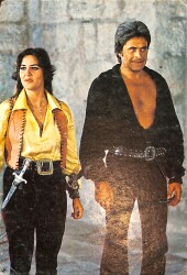 Cüneyt Arkın Sevda Karaca Kartpostal (Küçük Boy) KRT21568 - Gökçekoleksiyon