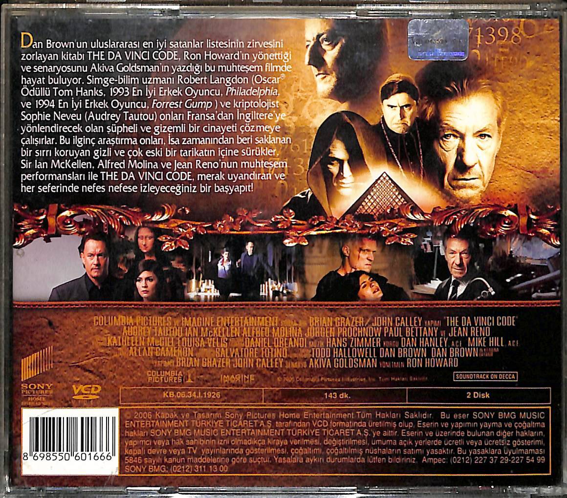 Da Vinci Şifresi – The Da Vinci Code (2006) Orijinal VCD Film VCD28269 - 2