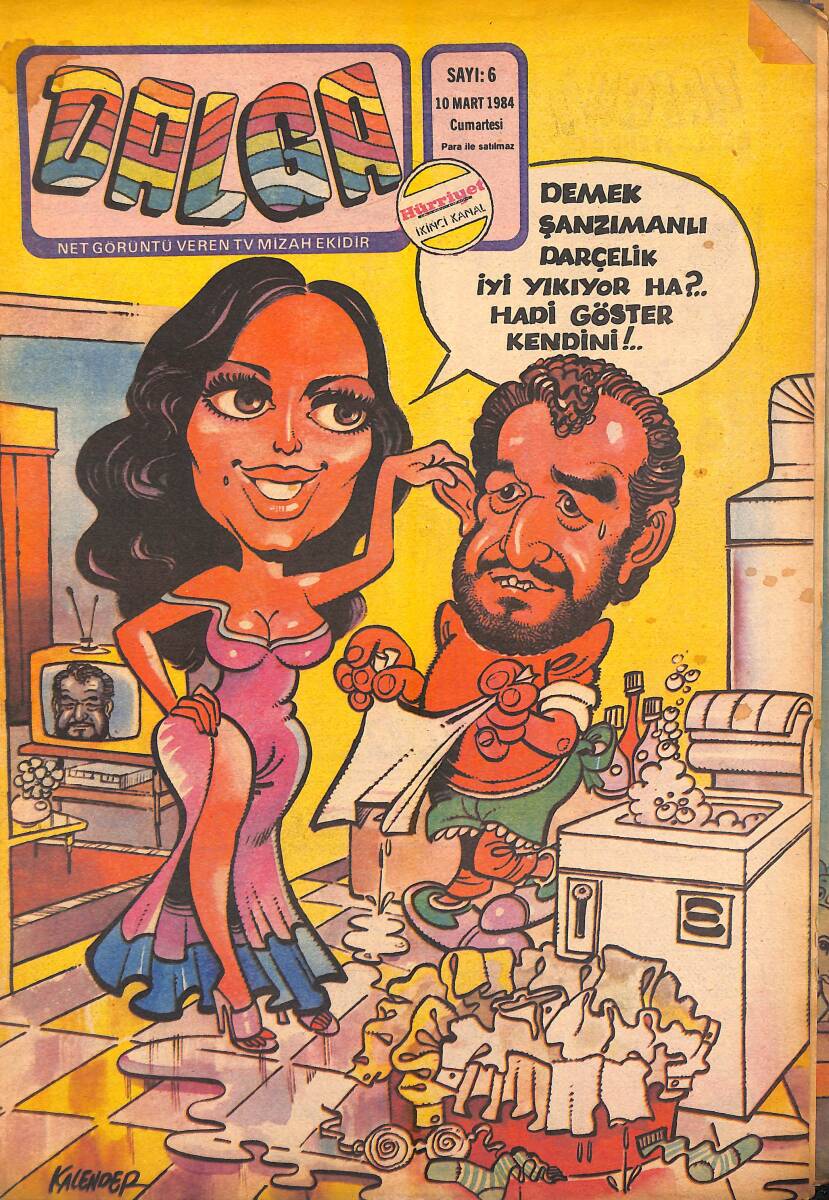 Dalga Mizah Dergisi 10 Mart 1984 Sayı 6 NDR95266 - 1