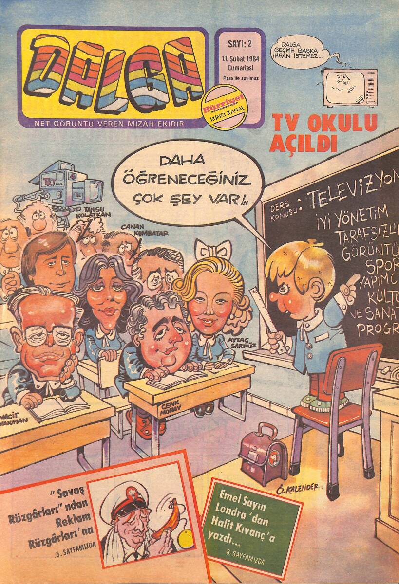 Dalga Mizah Dergisi 11 Şubat 1984 Sayı 2 NDR95262 - 1