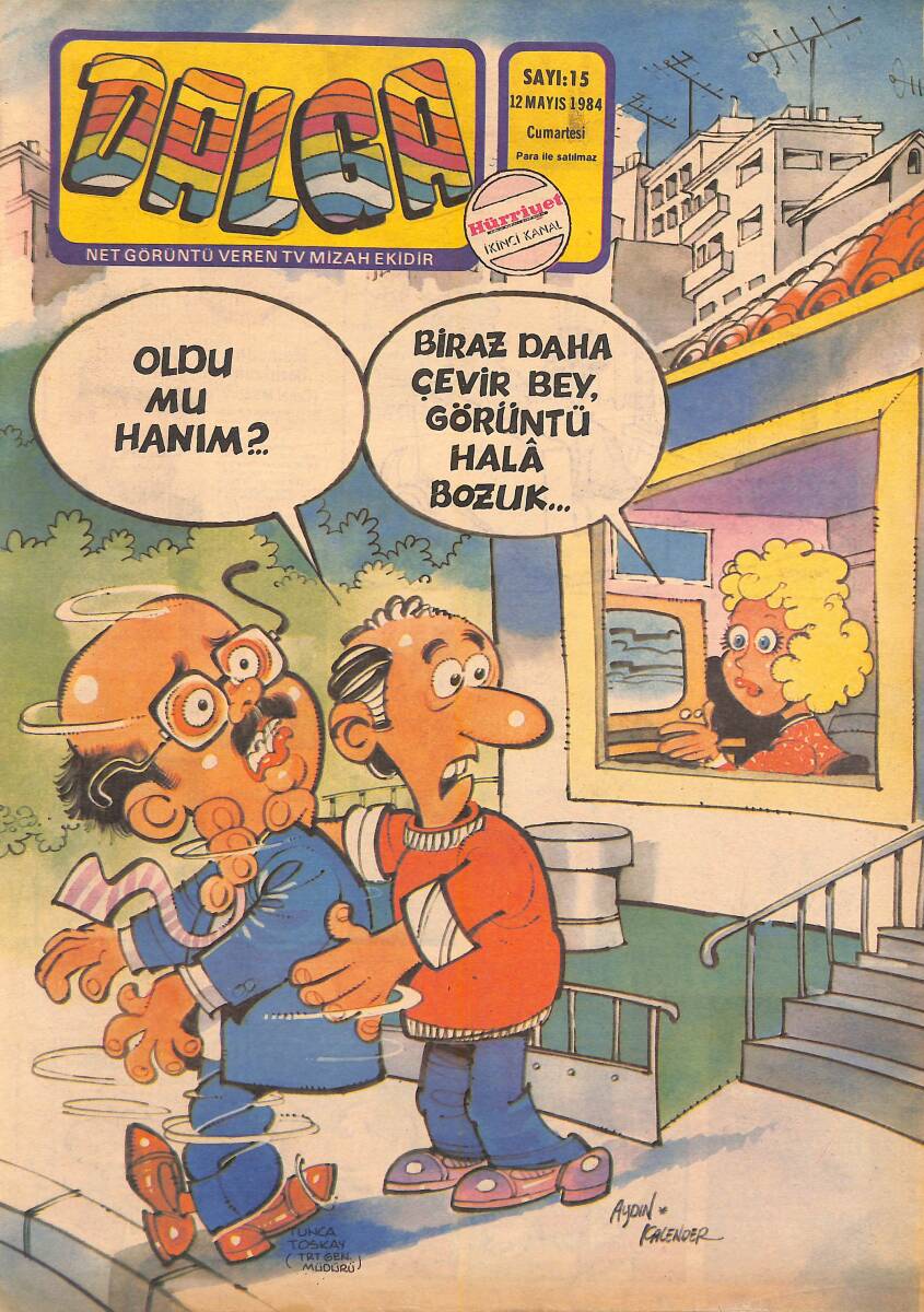 Dalga Mizah Dergisi 12 Mayıs 1984 Sayı 15 NDR95275 - 1