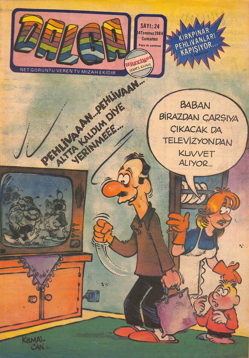 Dalga Mizah Dergisi 14 Temmuz 1984 Sayı 24 NDR95285 - 1