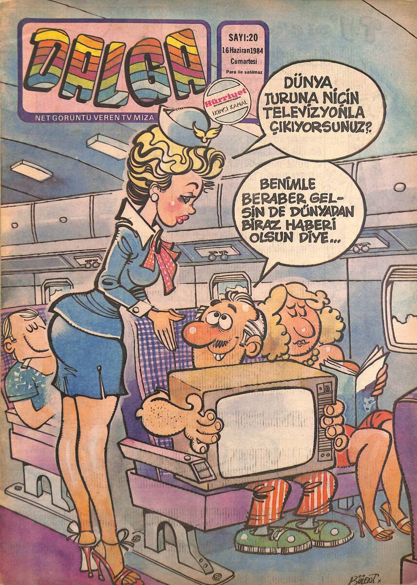 Dalga Mizah Dergisi 16 Haziran 1984 Sayı 20 NDR95289 - 1