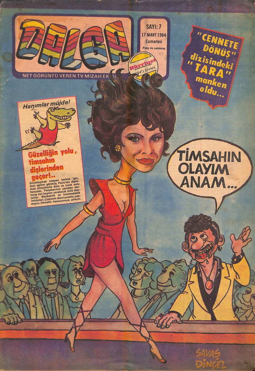 Dalga Mizah Dergisi 17 Mart 1984 Sayı 7 NDR95267 - 1