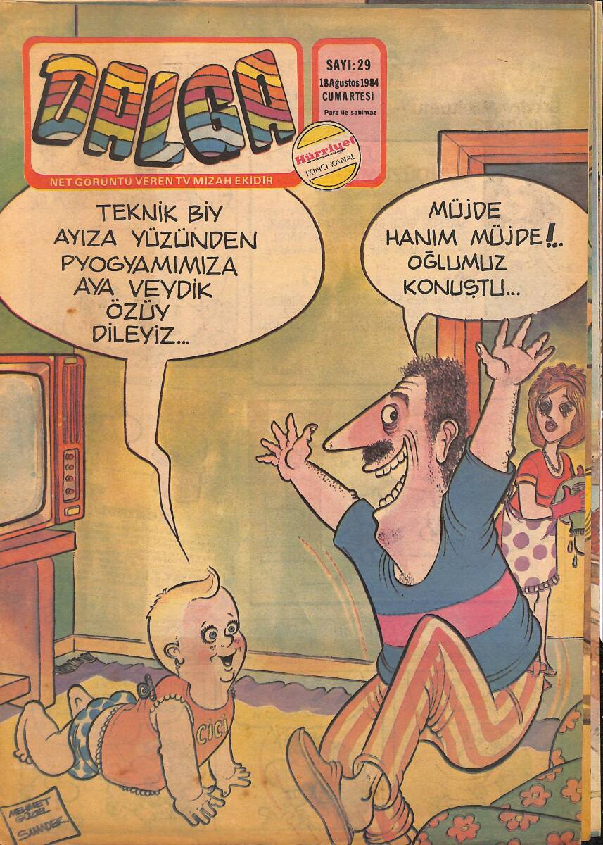 Dalga Mizah Dergisi 18 Ağustos 1984 Sayı 29 NDR95280 - 1
