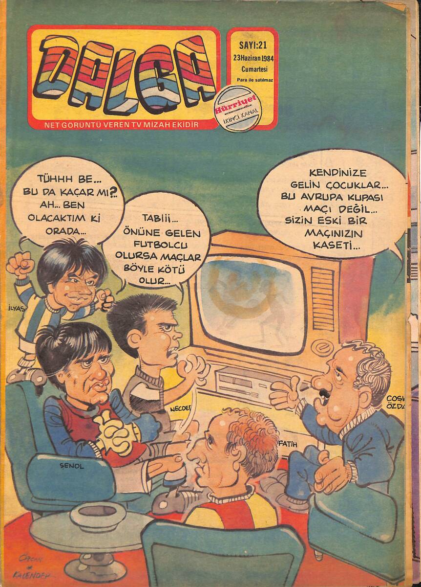 Dalga Mizah Dergisi 23 Haziran 1984 Sayı 21 NDR95288 - 1