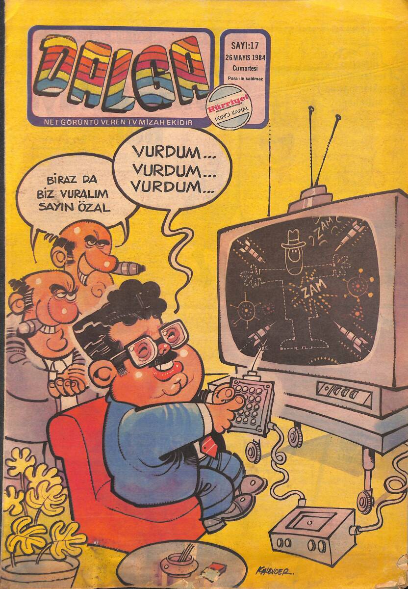 Dalga Mizah Dergisi 26 Mayıs 1984 Sayı 17 NDR95277 - 1