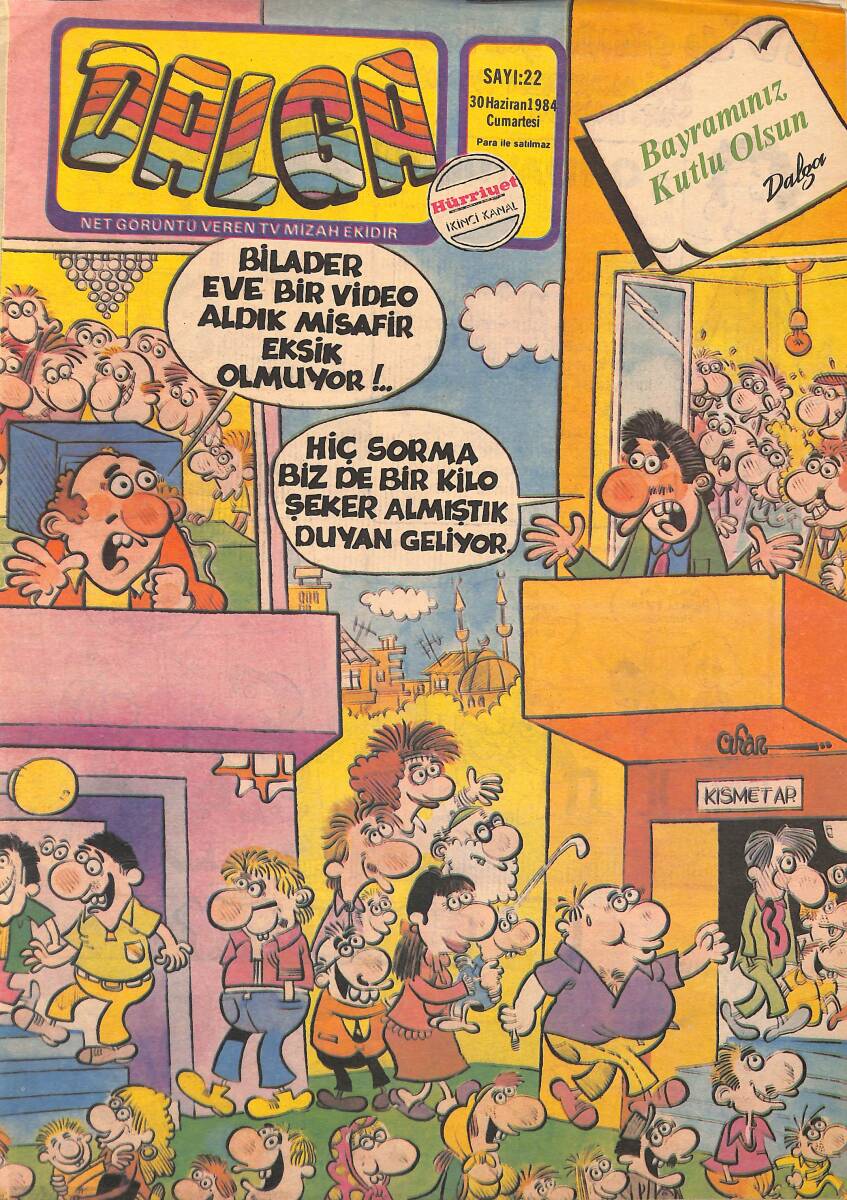 Dalga Mizah Dergisi 30 Haziran 1984 Sayı 22 NDR95287 - 1