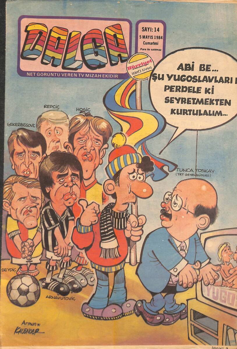Dalga Mizah Dergisi 5 Mayıs 1984 Sayı 14 NDR95274 - 1