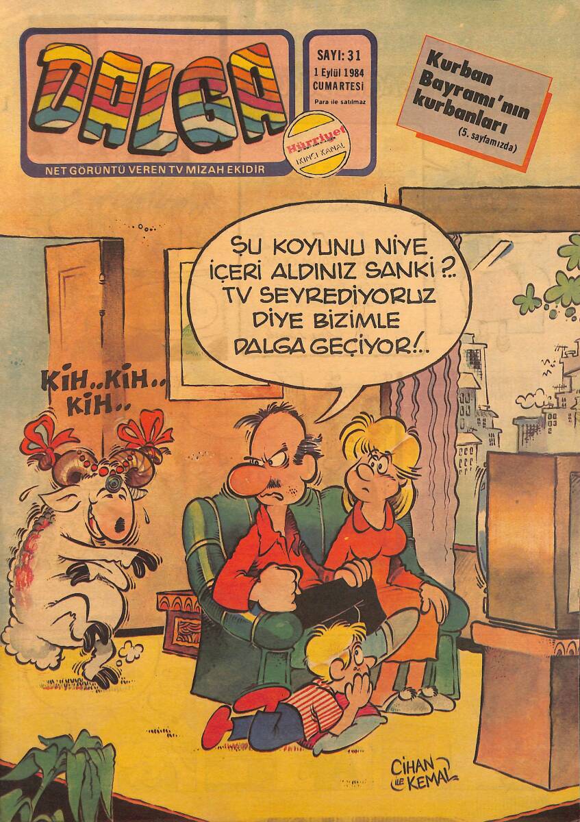 Dalga Mizah Dergisi Sayı:31 1 Eylül 1984 NDR94654 - 1