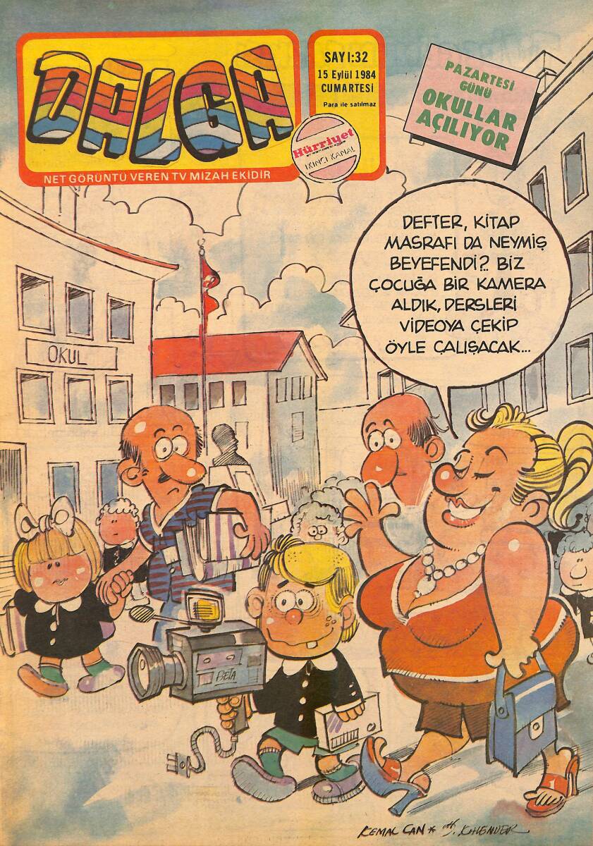 Dalga Mizah Dergisi Sayı:32 15 Eylül 1984 NDR94655 - 1