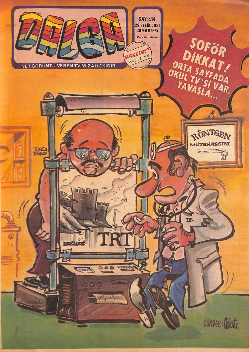 Dalga Mizah Dergisi Sayı:34 29 Eylül 1984 NDR94657 - 1