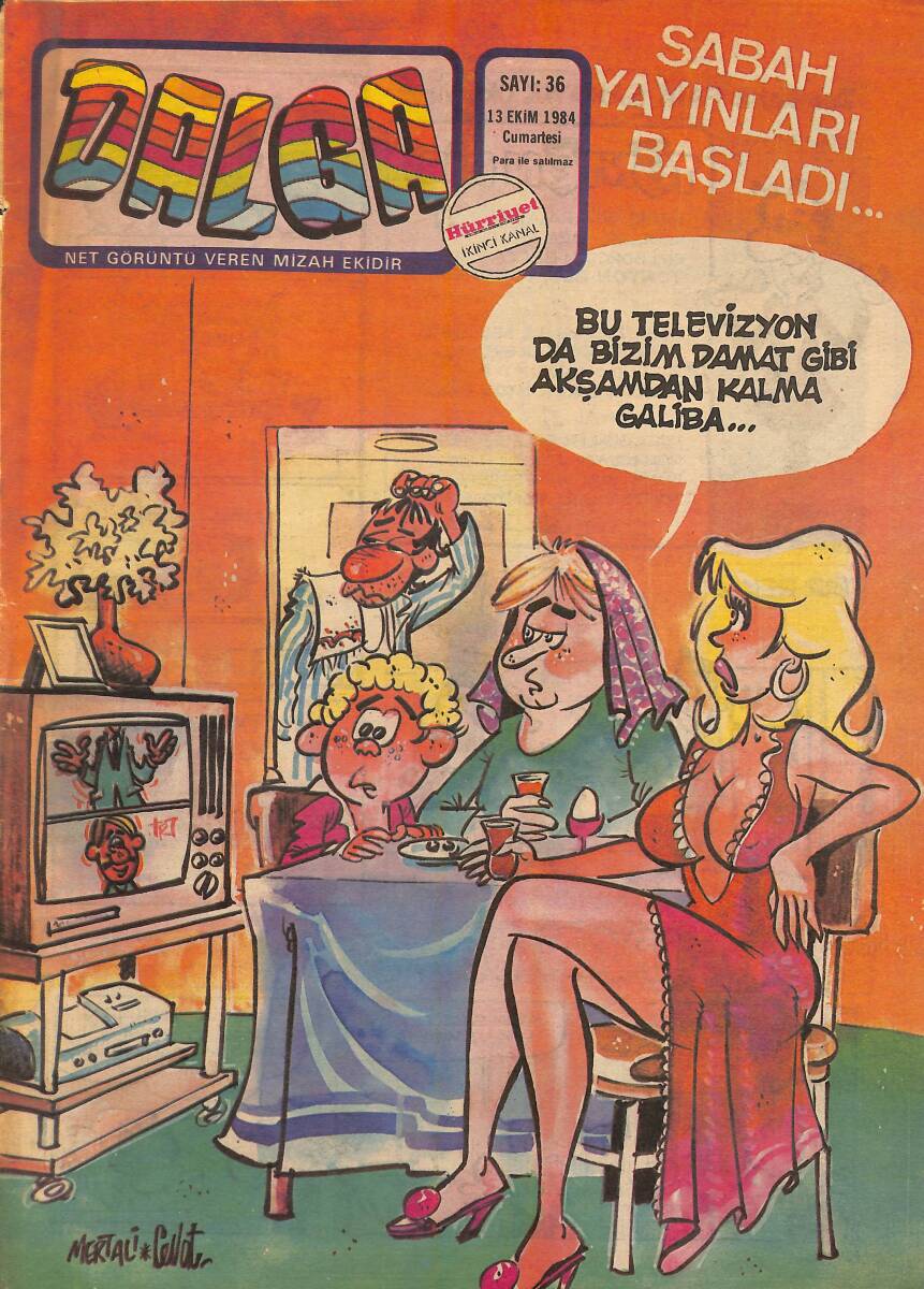 Dalga Mizah Dergisi Sayı:36 13 Ekim 1984 NDR94659 - 1