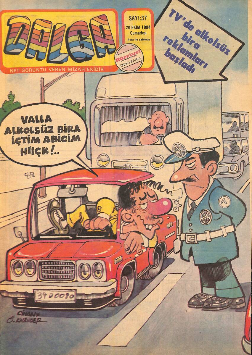 Dalga Mizah Dergisi Sayı:37 20 Ekim 1984 NDR94660 - 1