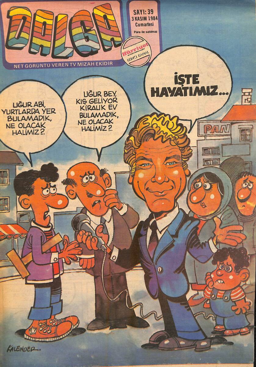 Dalga Mizah Dergisi Sayı:39 3 Kasım 1984 NDR94662 - 1