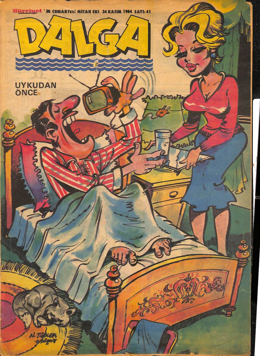 Dalga Mizah Dergisi Sayı:41 24 Kasım 1984 NDR94664 - 1