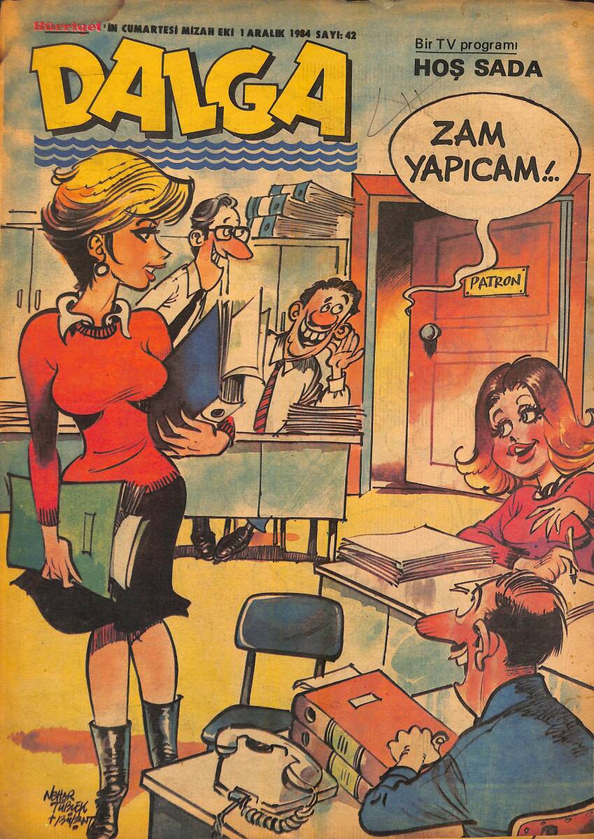 Dalga Mizah Dergisi Sayı:42 1 Aralık 1984 NDR94665 - 1