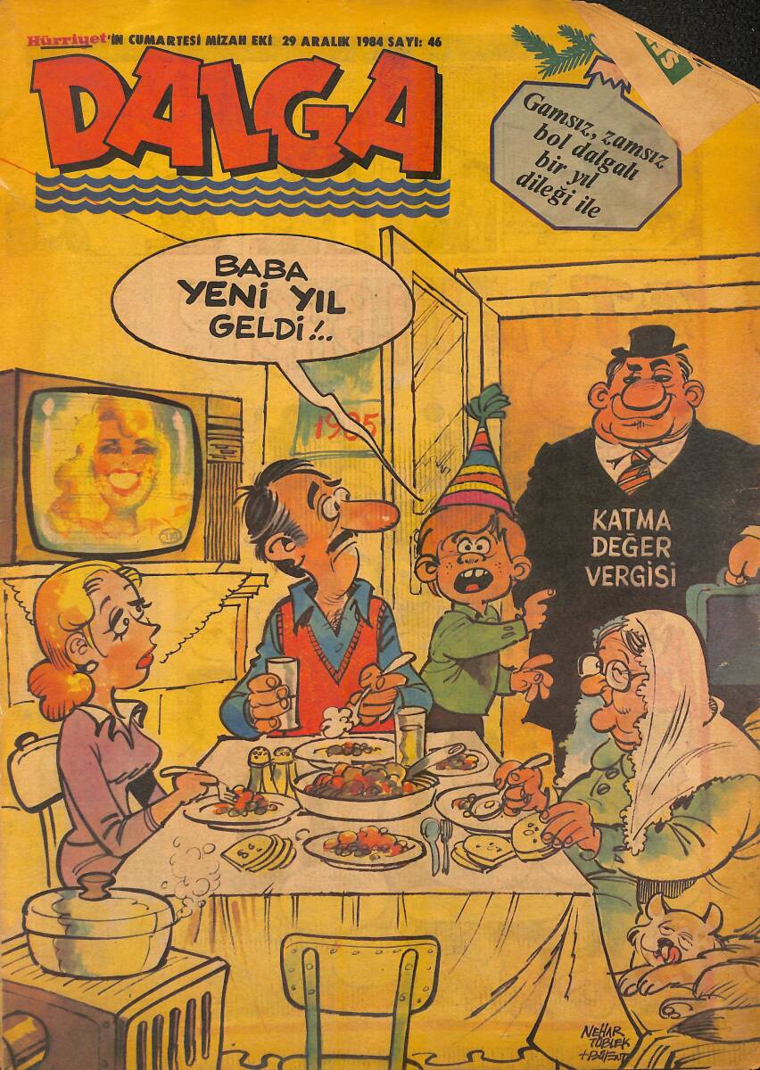 Dalga Mizah Dergisi Sayı:46 29 Aralık 1984 NDR94669 - 1