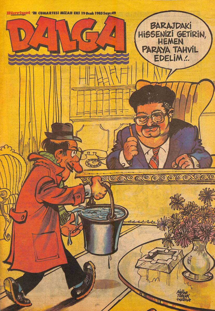 Dalga Mizah Dergisi Sayı:49 19 Ocak 1985 NDR94672 - 1