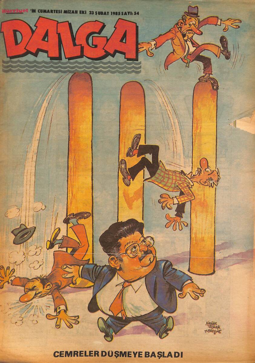 Dalga Mizah Dergisi Sayı:54 23 Şubat 1985 NDR94677 - 1