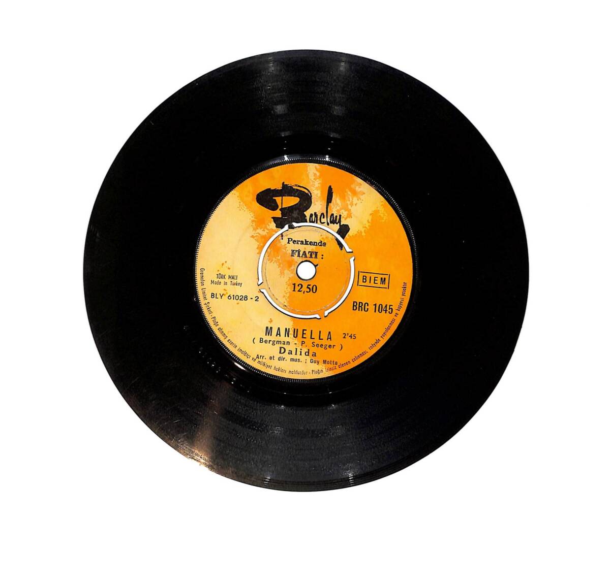 Dalida - Le Sable De L'amour / Manuella PLAK (10/7.5) PLK26005 - 1