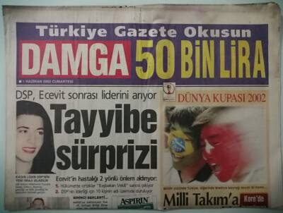Damga Gazetesi 1 Haziran 2002 Adnan Hocadan Mankenli Savunma -GZ37554 - 1