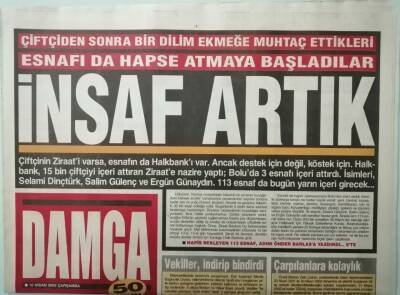 Damga Gazetesi 10 Nisan 2002 Tülin Şahin Danimarkanın Gözdesi Oldu -GZ37398 - 1