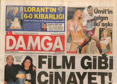 Damga Gazetesi 22 Kasım 2002 - Türkan Şoray Lahana İle 4 Ayda 8 Kilo Birden Verdi GZ125837 - 1