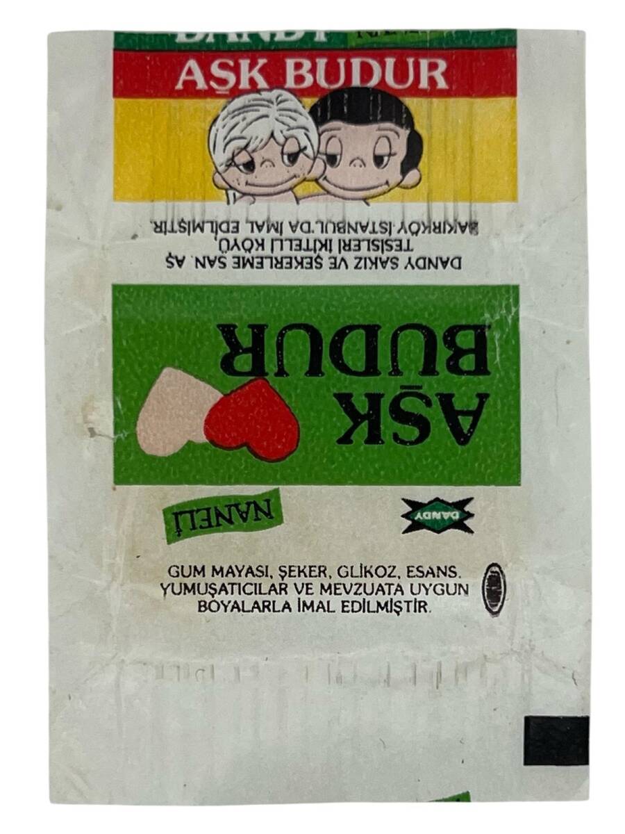 DANDY AŞKBUDUR Sakız Sarma Kağıdı Stickers SKZ1727 - 1