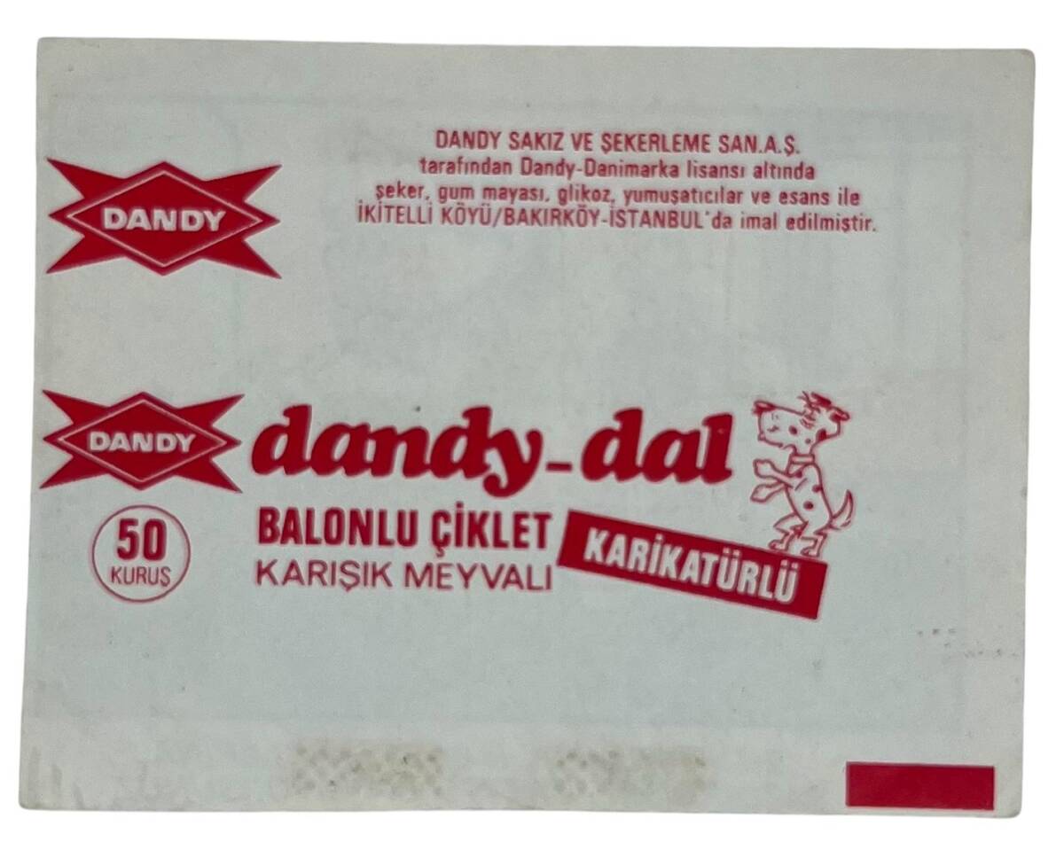 DANDY DAL No 11 Sakız Kağıdı Stickers # SKZ1388(E) - 2