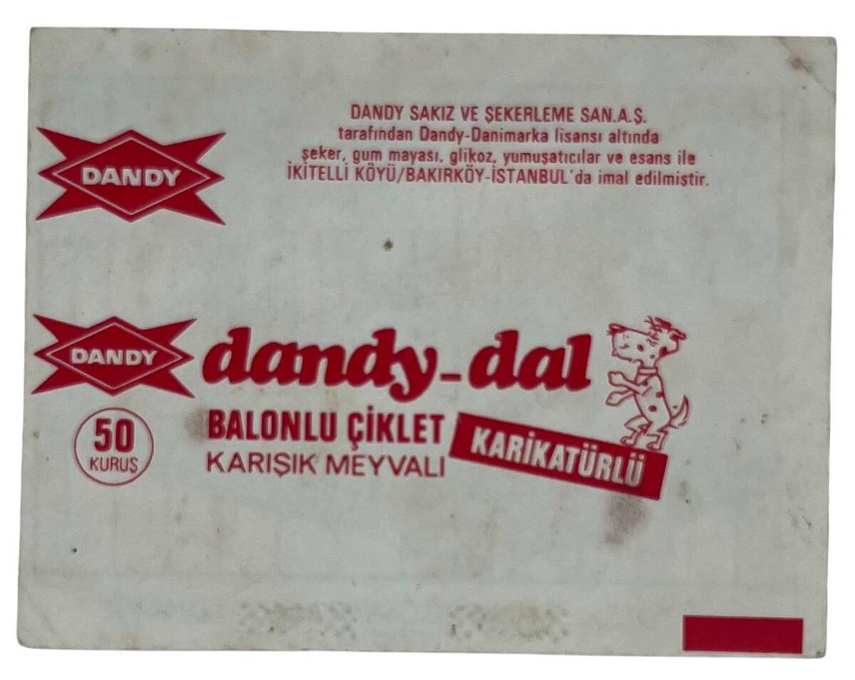DANDY DAL No 12 Sakız Kağıdı Stickers # SKZ1387(E) - 2