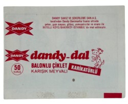DANDY DAL No 13 Sakız Kağıdı Stickers # SKZ1386(E) - 2
