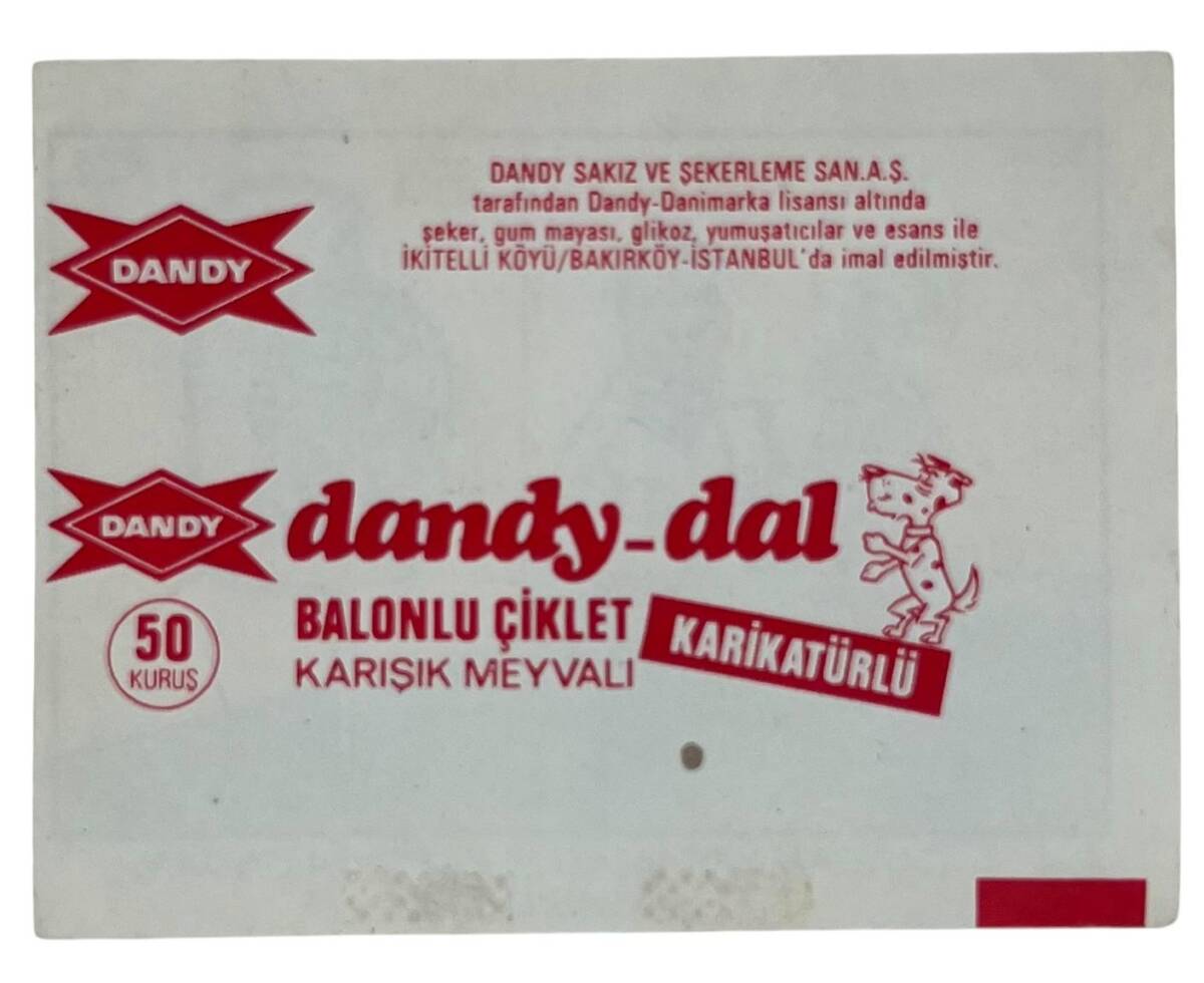 DANDY DAL No 13 Sakız Kağıdı Stickers # SKZ1386(E) - 2