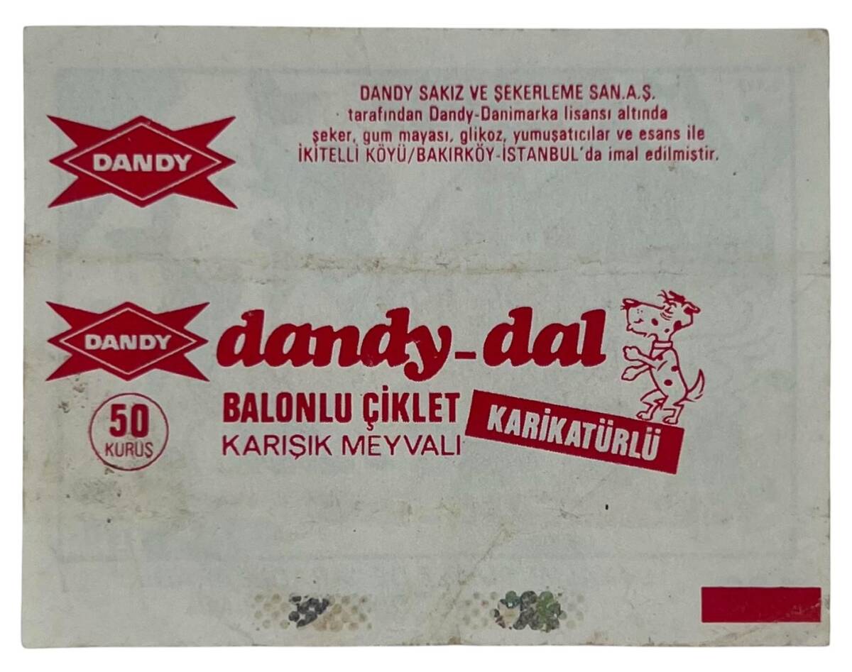 DANDY DAL No 136 Sakız Kağıdı Stickers # SKZ1374(E) - 2