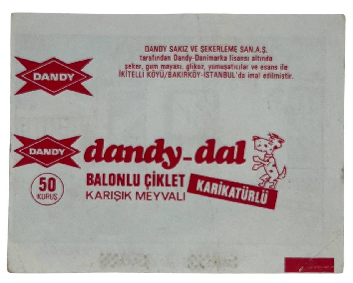DANDY DAL No 14 Sakız Kağıdı Stickers # SKZ1385(E) - 2