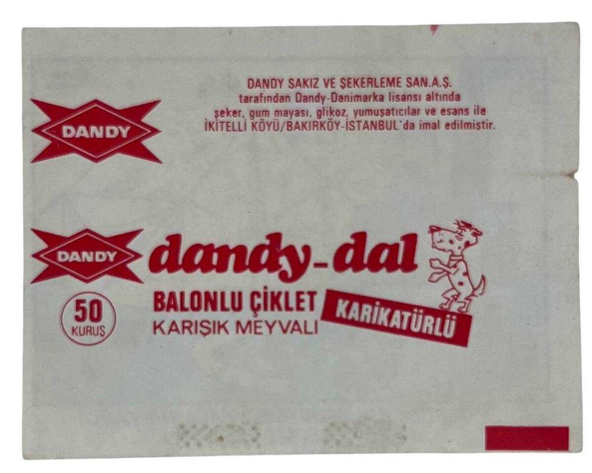 DANDY DAL No 16 Sakız Kağıdı Stickers # SKZ1383(E) - 2