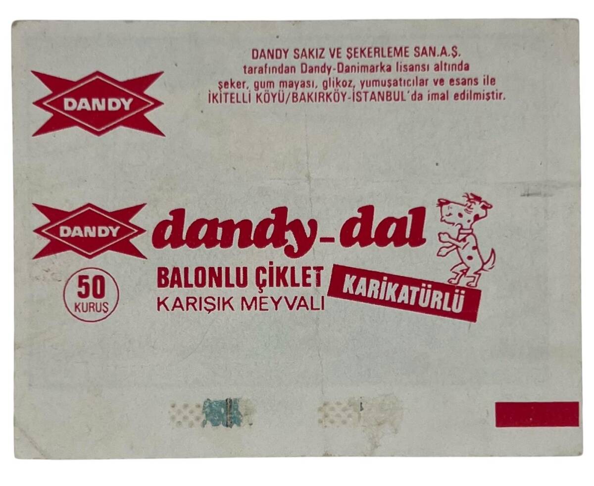 DANDY DAL No 163 Sakız Kağıdı Stickers # SKZ1369(E) - 2