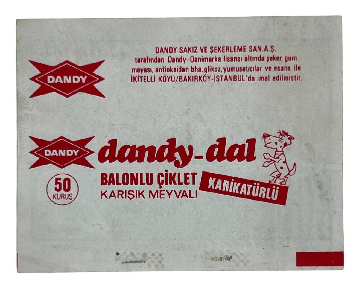 DANDY DAL No 176 Sakız Kağıdı Stickers # SKZ1733(E) - 2