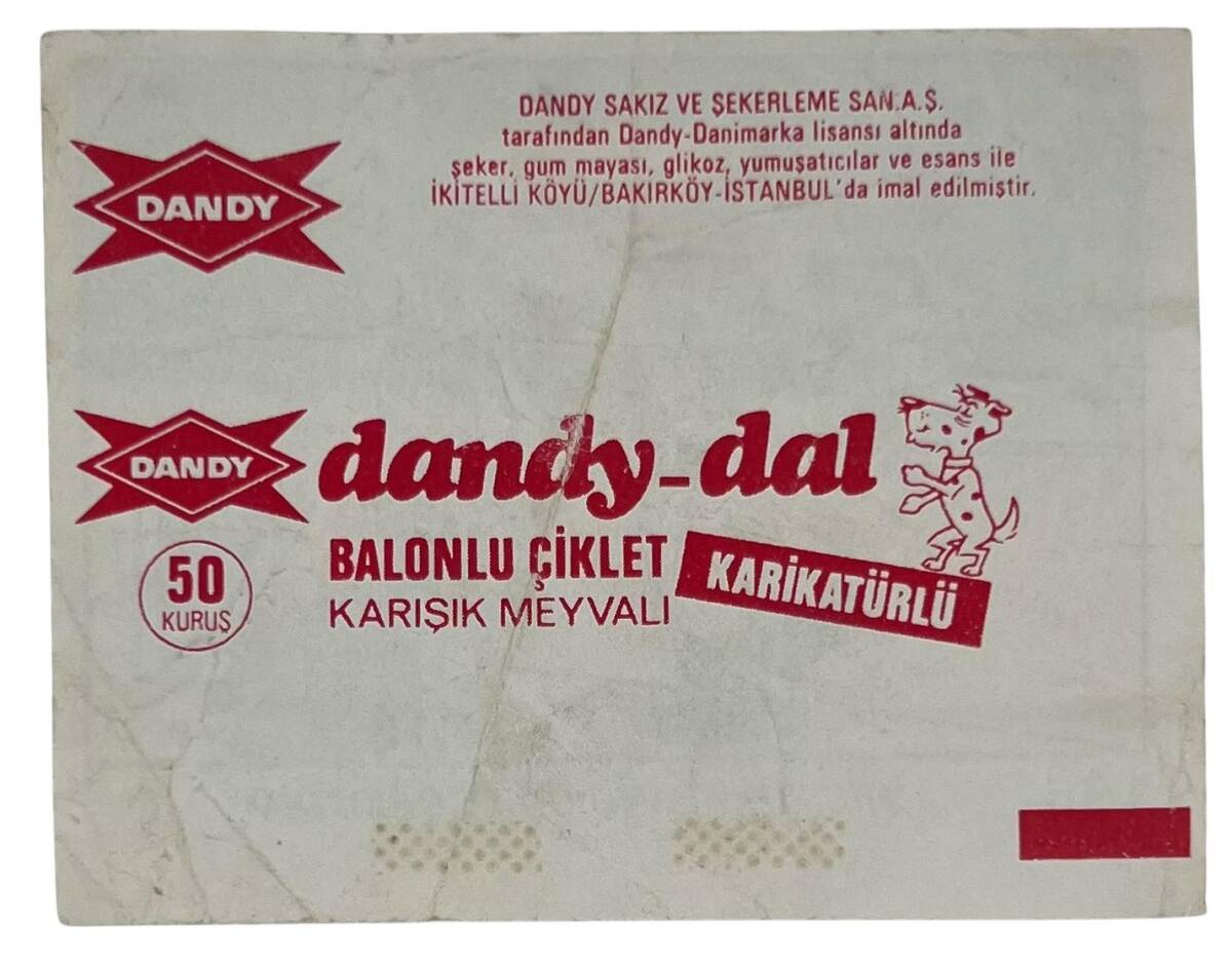 DANDY DAL No 195 Sakız Kağıdı Stickers # SKZ1368(E) - 2